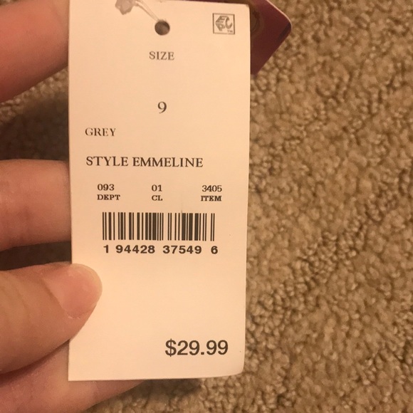 SKETCHERS TWINKLE TOES(CRYSTAL STARS) PINK/GREY - Picture 6 of 9